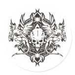 Dragon Skull stickers