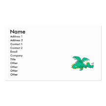 Dragon Sleeping Business Card Template