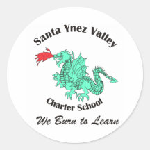 Dragon Sticker, round