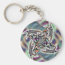 Dragon Swirl Keychain