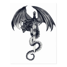 Dragon & Sword Postcard