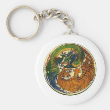 DRAGON TIGER KEYCHAINS
