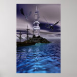Dragon Tower Poster posters