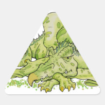 Dragon Triangle Stickers