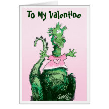 Dragon Valentine Greeting Cards