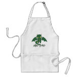 dragon WC green aprons