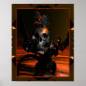 Dragon with Skull Poster posters