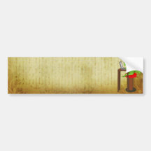 Dragon words bumper sticker