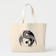Dragon Yin Yang Gift Tote Bags