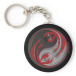 Dragon Yin-Yang Keychains