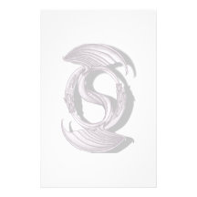 Dragon Yin Yang Pencil Customized Stationery