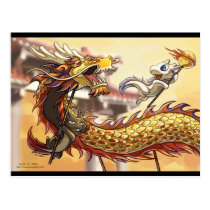 Dragonbros Chinese new year Postcard postcards