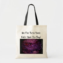dragonchops, One Fine Purple People Eater Owns ... Canvas Bag