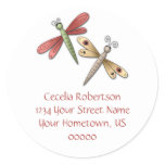 Dragonflies Address Label