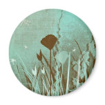 Dragonflies and Weeds magnets