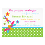 Dragonflies Birthday Invitation 5