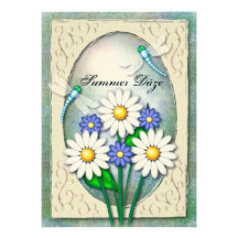 Dragonflies n Daisies, Summer Daze Invitation