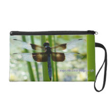 Dragonfly Bagettes Bag Wristlet