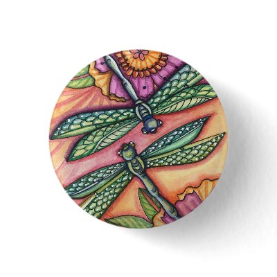 dragonfly - Button by cckuik