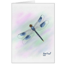 Dragonfly Card With Poem