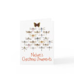 Dragonfly Christmas Tree cards