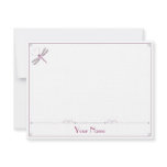 Dragonfly Correspondence Cards invitations