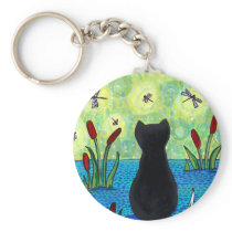 Dragonfly Dreamer Keychain