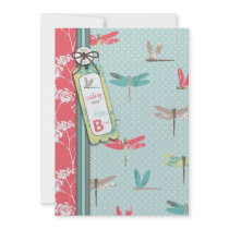 Dragonfly Dreams Invitation Card