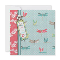 Dragonfly Dreams Invitation Square
