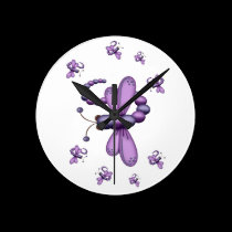 Dragonfly Dreams wall clocks