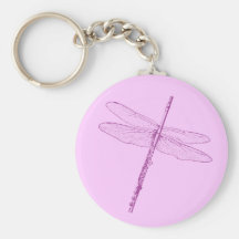 Dragonfly Flute Keychain