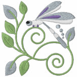 Dragonfly Garden embroidered shirts