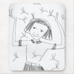 Dragonfly Girl Mousepads