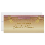 Dragonfly GOLD place setting rack cards