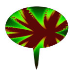 Dragonfly in Flames Cake Pick