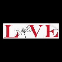 Dragonfly Lover Bumpersticker bumper stickers