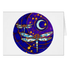 dragonfly moon card