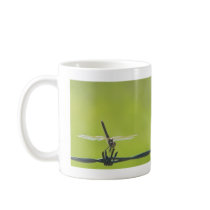 dragonfly on barbwire mug, May you have the cou...