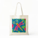 Dragonfly Spring Fling Tote ~ Canvas Beach Bag