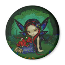 "Dragonling Garden I" Magnet