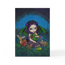 "Dragonling Garden III" Greeting Card