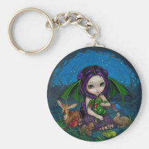 "Dragonling Garden III" Keychain
