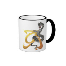 Dragonlore Initial A Coffee Mugs