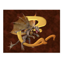 Dragonlore Initial C Post Card