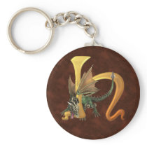 Dragonlore Initial H Keychain