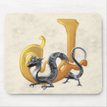 Dragonlore Initial J mousepads