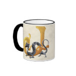 Dragonlore Initial J mugs