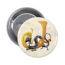 Dragonlore Initial J Pins
