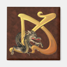 Dragonlore Initial K Magnets