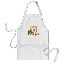 Dragonlore Initial M Apron